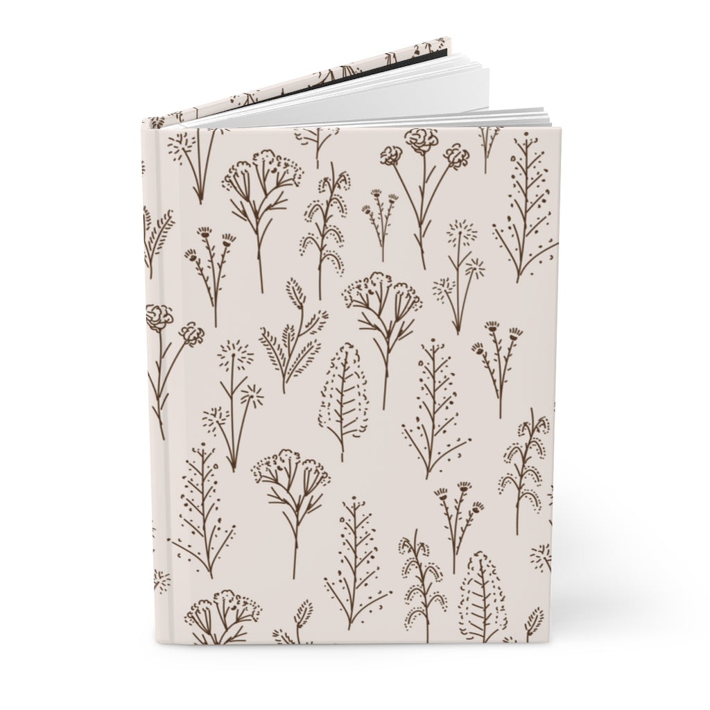 Boho Wildflowers Hardcover Journal