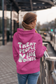 Treat People With Kindness TPWK Pink Hoodie Heliconia