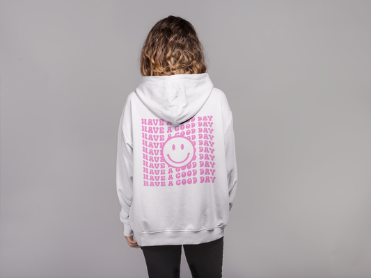 Have a Good Day Retro Smiley Face Hoodie