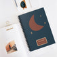 Boho Moon Spiral Notebook