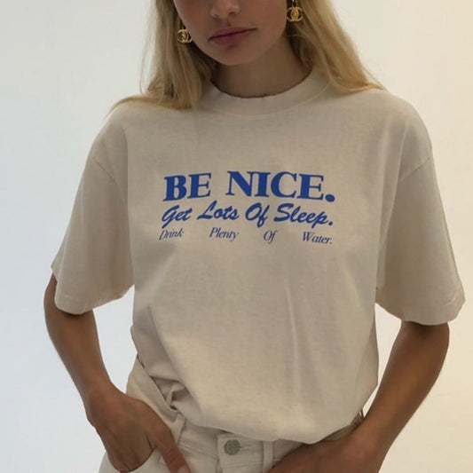 Be Nice T-Shirt White