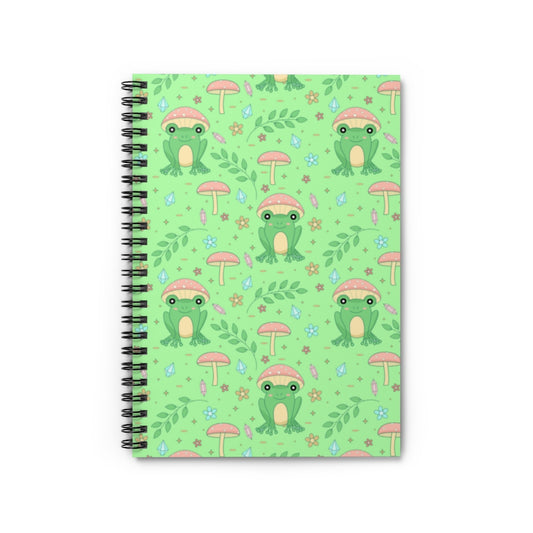 Cottagecore Kawaii Frog Notebook