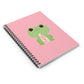 Kawaii Strawberry Milk Frog Spiral Notebook