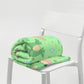 Cottagecore Kawaii Green Frog Mushroom Throw Blanket