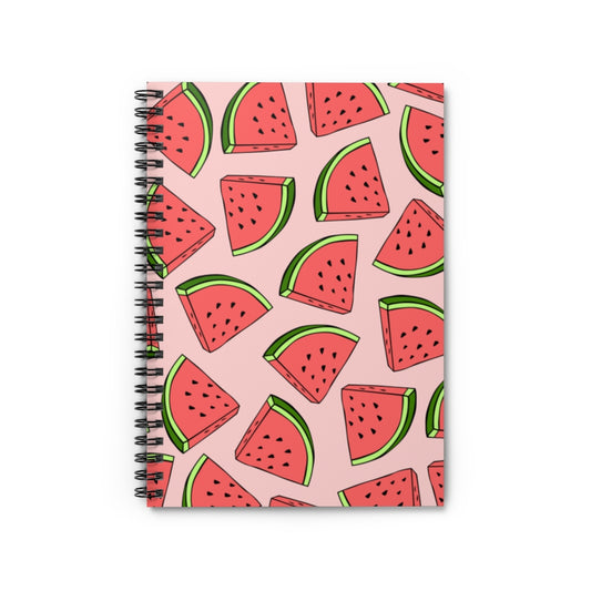Kawaii Watermelon Spiral Notebook