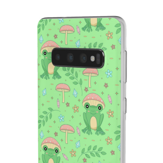 Cottagecore Kawaii Frog Flexi Phone Case