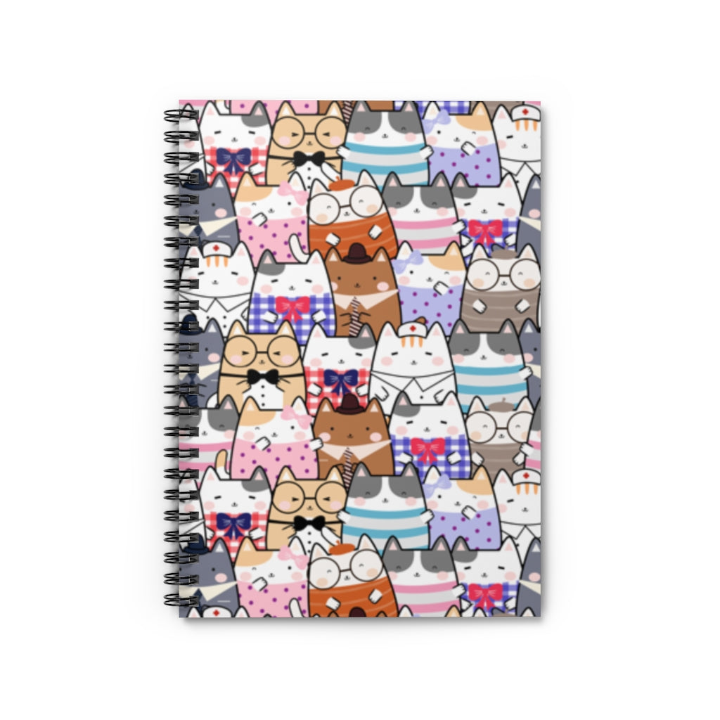 Kawaii Cats Spiral Notebook