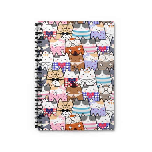 Kawaii Cats Spiral Notebook