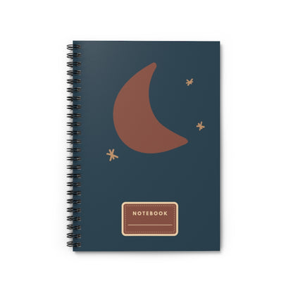 Boho Moon Spiral Notebook