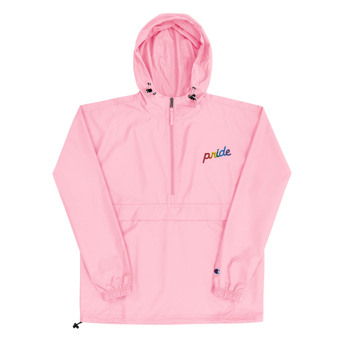 LGBT Pride Embroidered Champion Packable Jacket