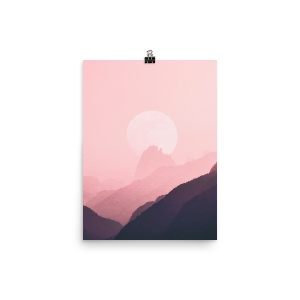 Aesthetic Landscape Sunset Sunrise Wall Art Poster Print