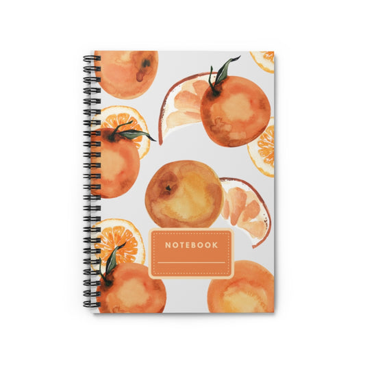 Orange Citrus Spiral Notebook