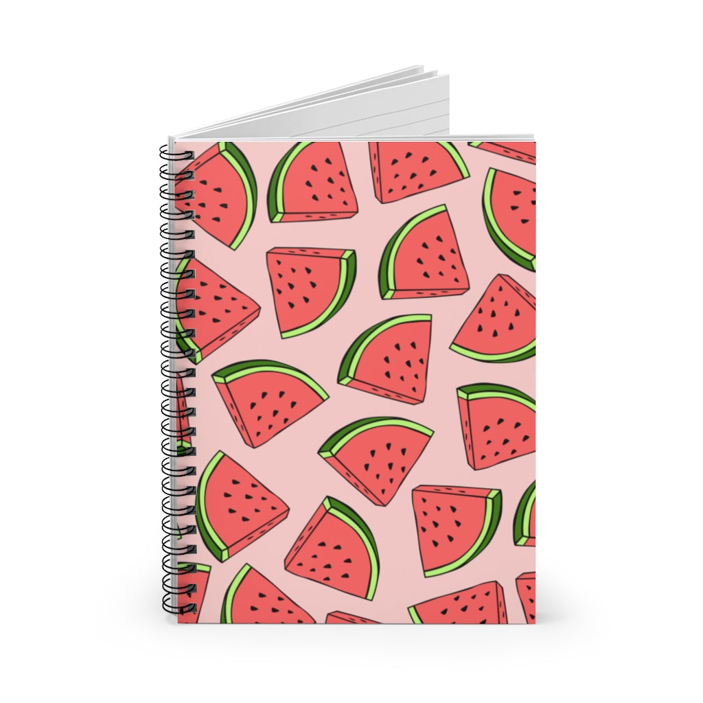 Kawaii Watermelon Spiral Notebook