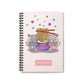 Kawaii Ramen Bowl Sushi Cats Spiral Notebook