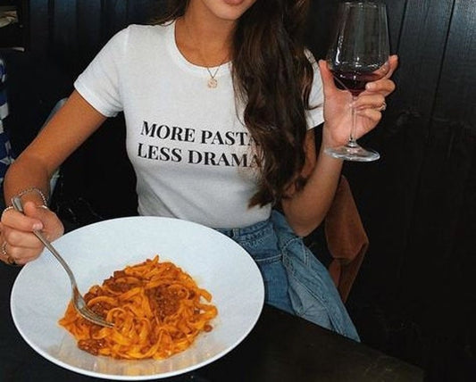 More Pasta Less Drama T-Shirt