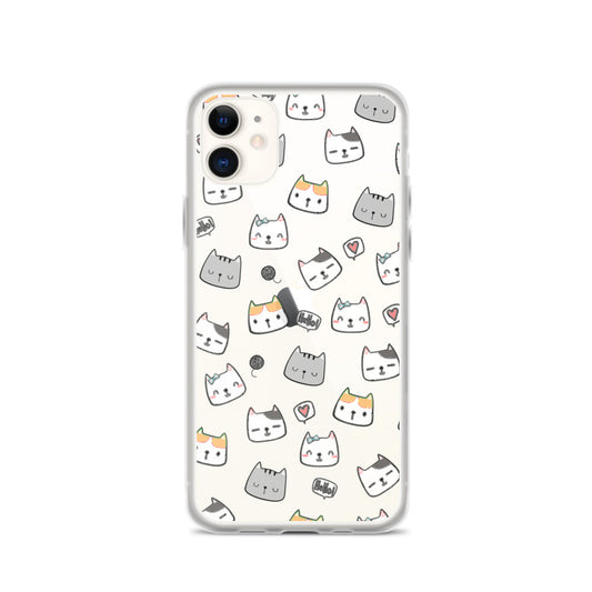 Cute Kawaii Kitty iPhone Case