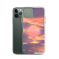 Aesthetic Orange Sunset Clouds iPhone Case