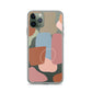 Abstract Clear iPhone Case