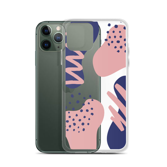 Abstract Geometric Shapes iPhone Case