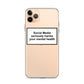 Social Media Seriously Harms Your Mental Health iPhone Case