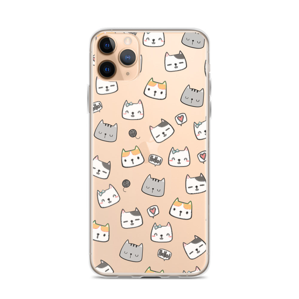 Cute Kawaii Kitty iPhone Case