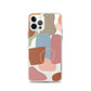 Abstract Clear iPhone Case