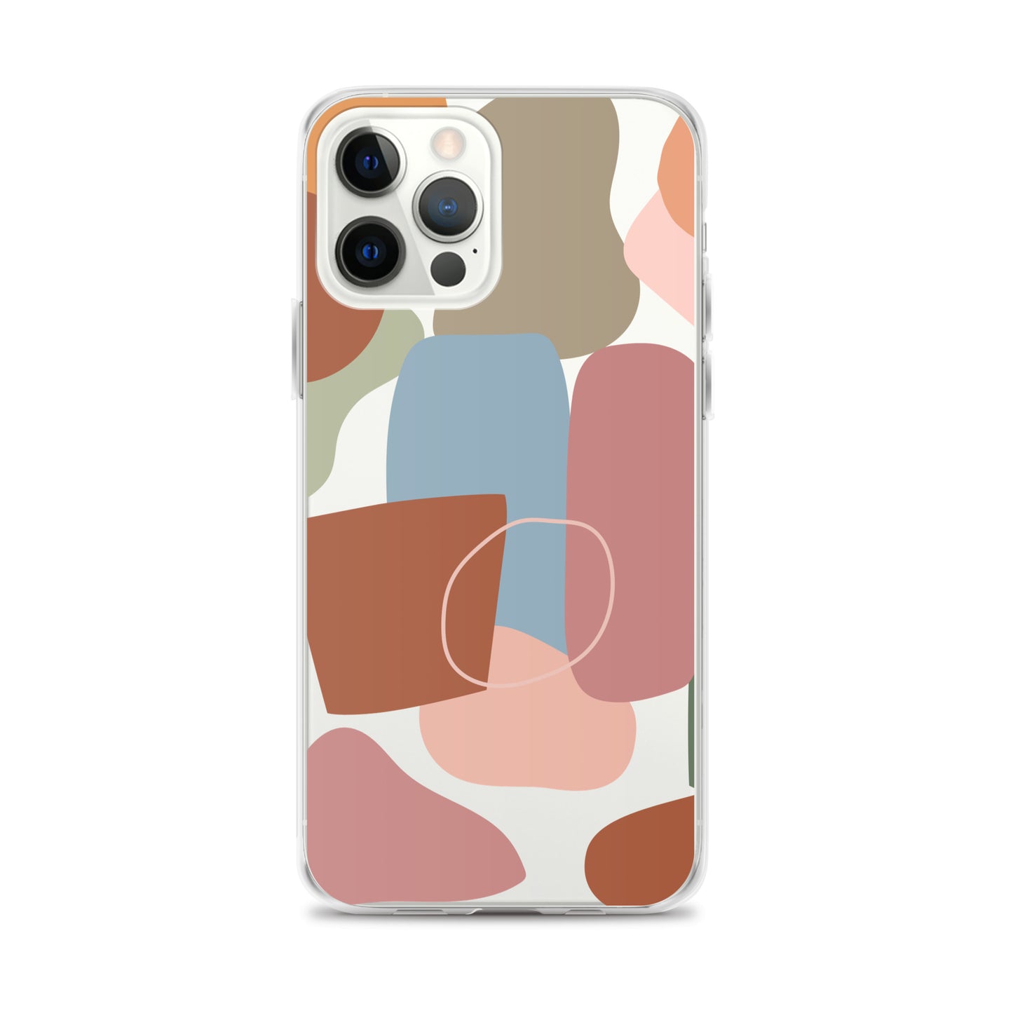 Abstract Clear iPhone Case