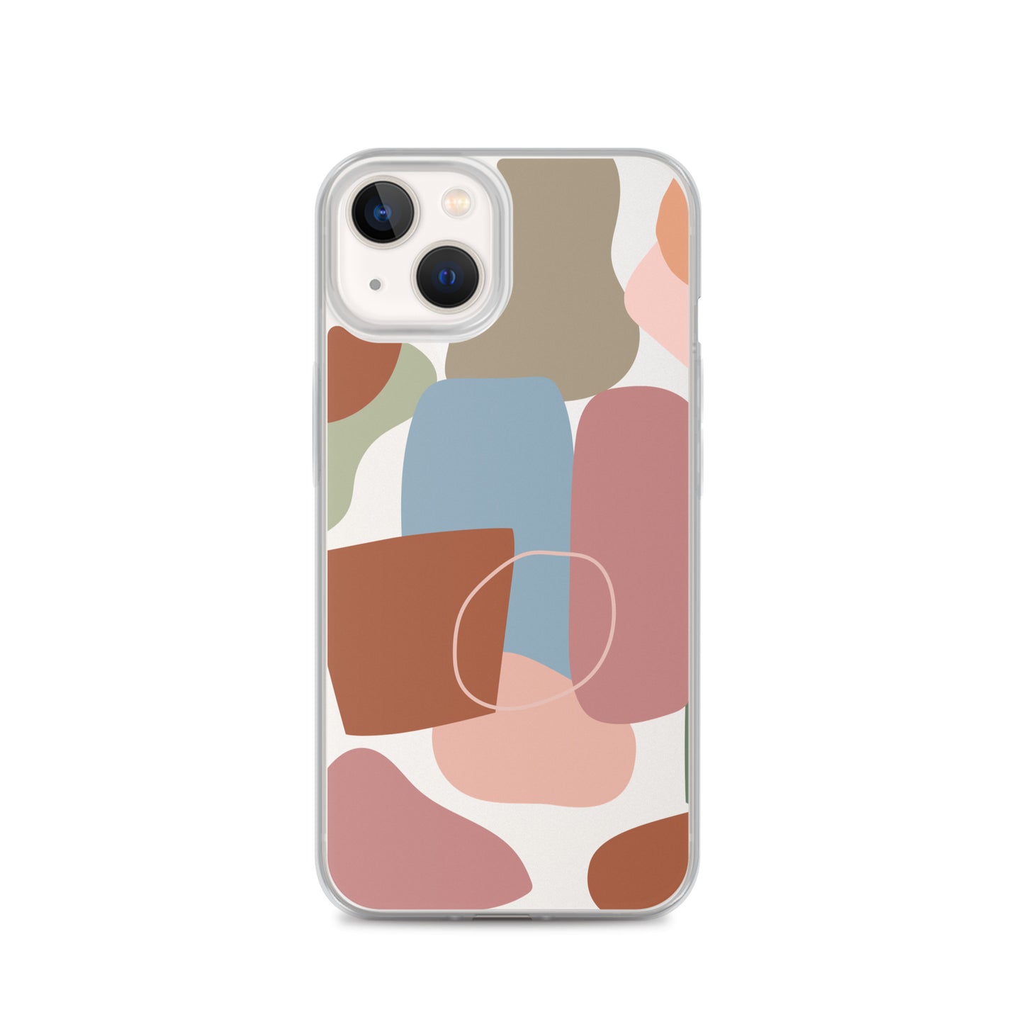 Abstract Clear iPhone Case