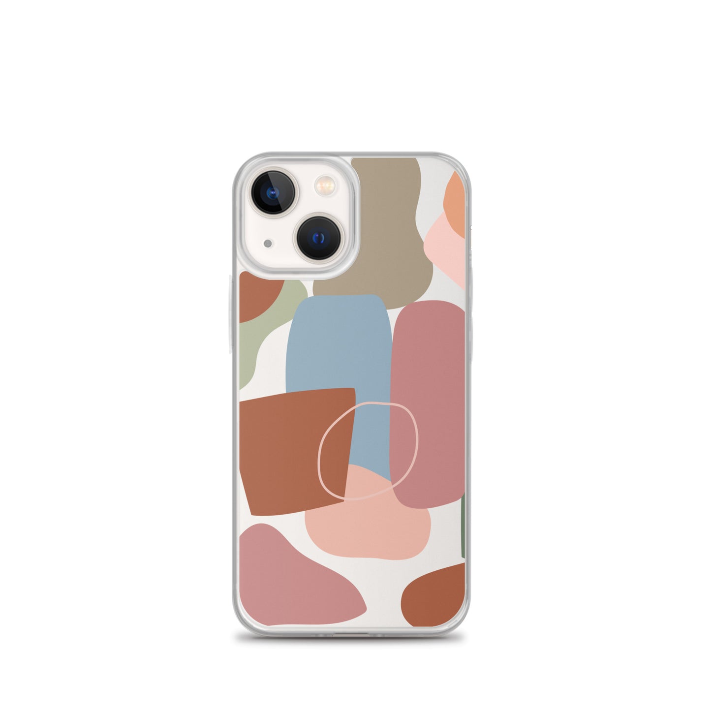 Abstract Clear iPhone Case