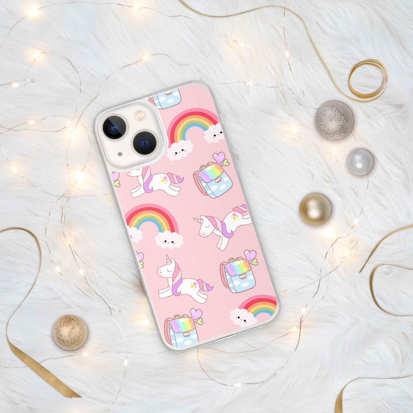 Cute Kawaii Rainbow Unicorn Phone Case