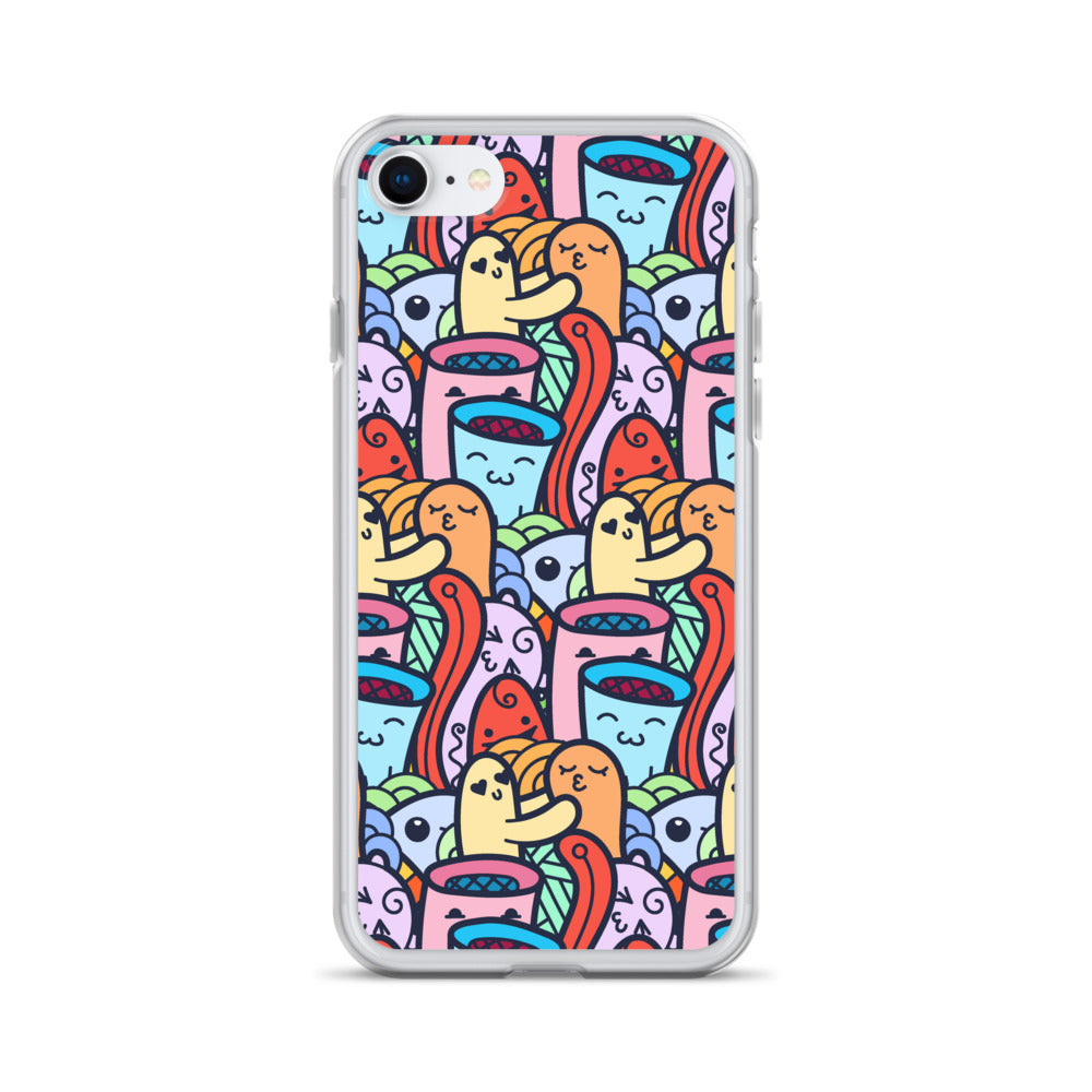 Colorful Kawaii Doodles Phone Case