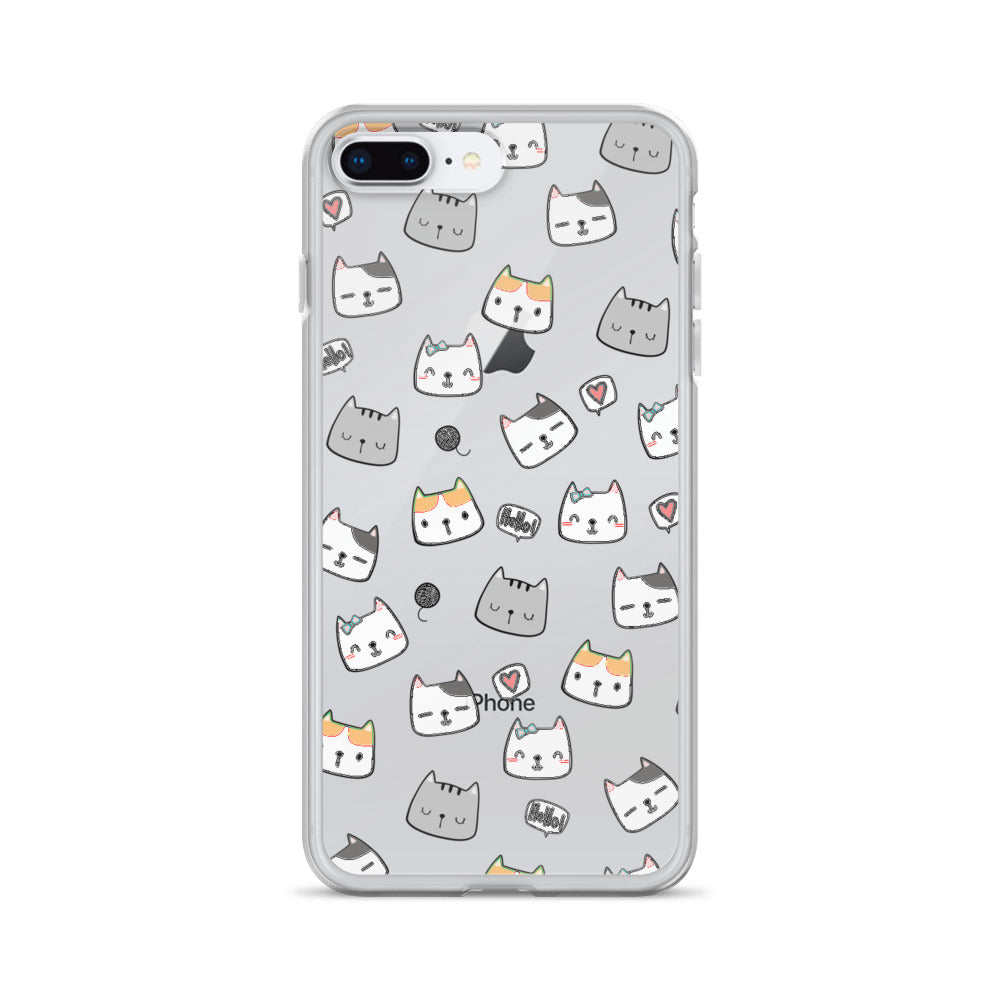 Cute Kawaii Kitty iPhone Case