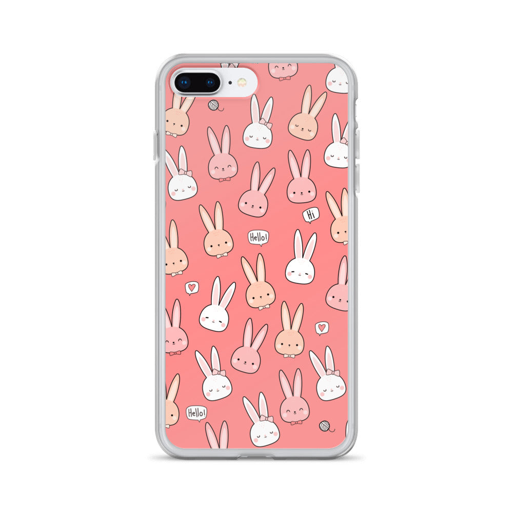 Cute Pink Kawaii Bunny Phone Case