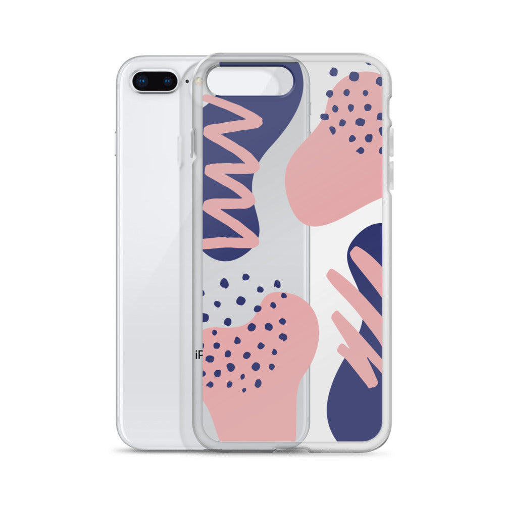 Abstract Geometric Shapes iPhone Case