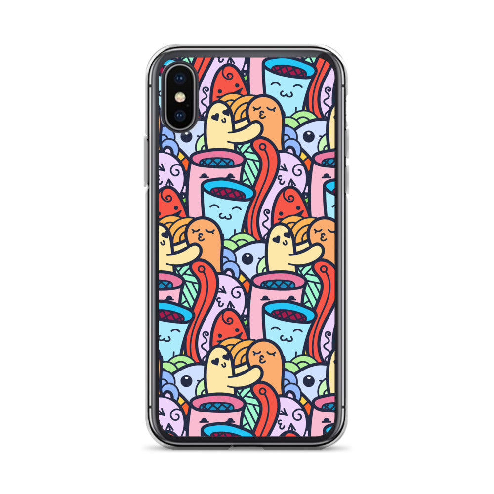 Colorful Kawaii Doodles Phone Case