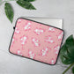 Kawaii Strawberry Cow Laptop Sleeve