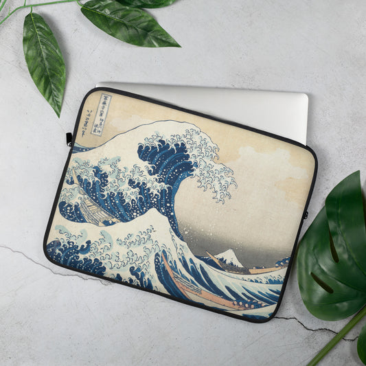 Great Wave Off Kanagawa Japanese Laptop Sleeve