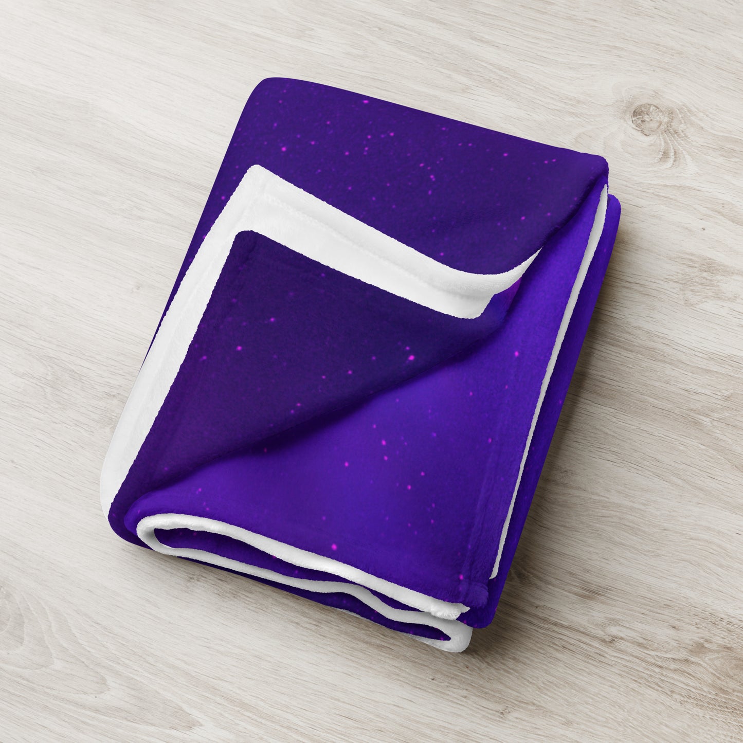 Vaporwave Northern Lights Space Purple Throw Blanket