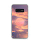 Aesthetic Orange Sunset Clouds iPhone Case