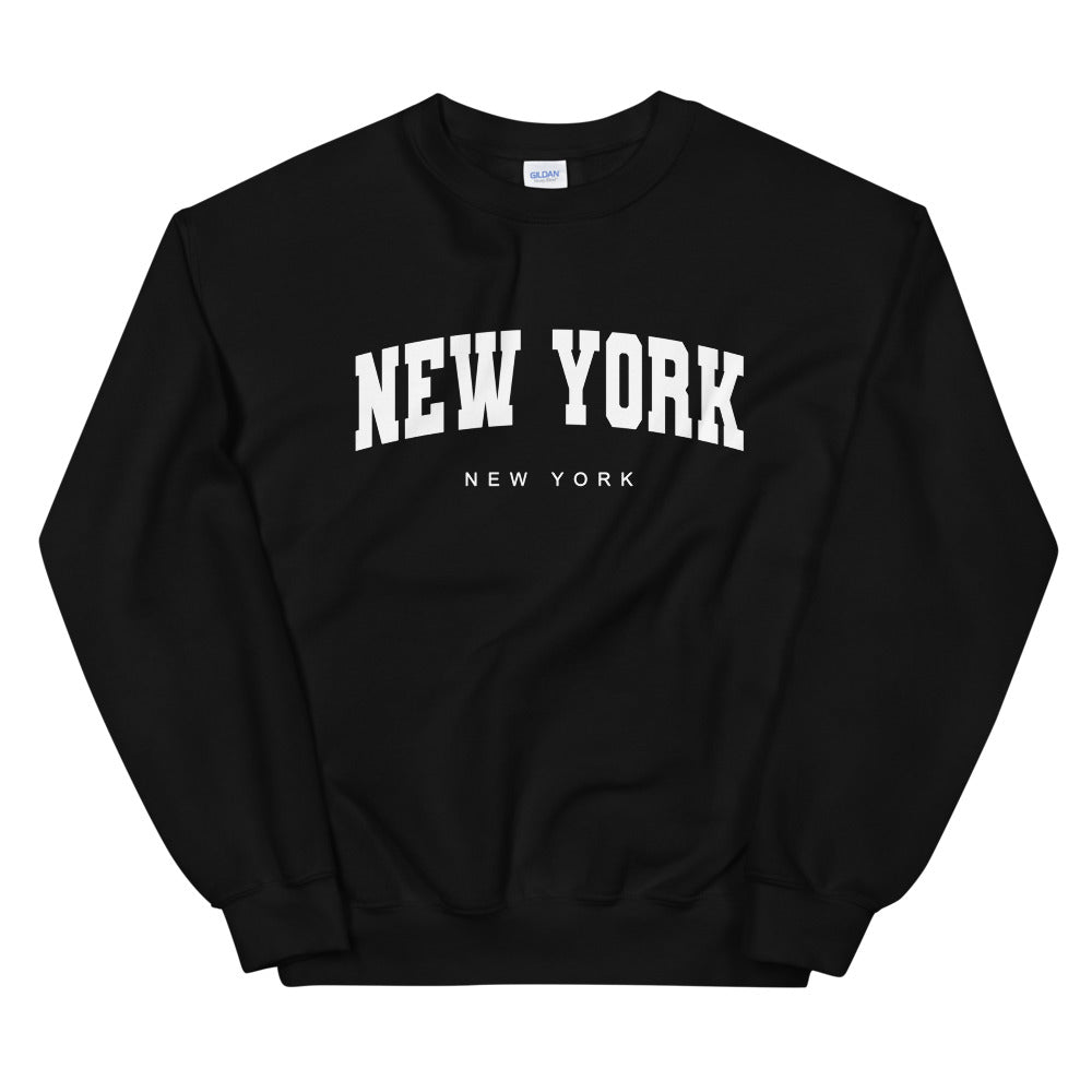 New York NYC Varsity Vintage Crewneck Sweatshirt