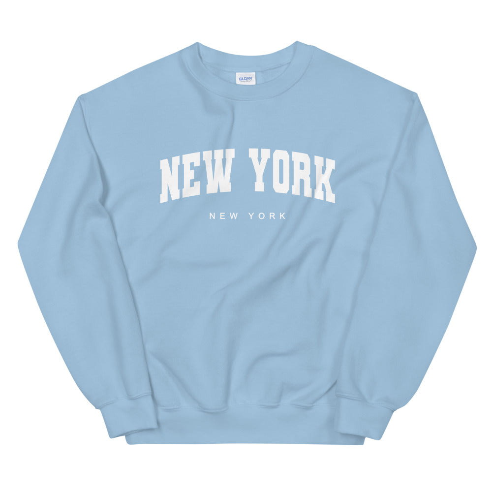 New York NYC Varsity Vintage Crewneck Sweatshirt