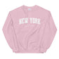 New York NYC Varsity Vintage Crewneck Sweatshirt