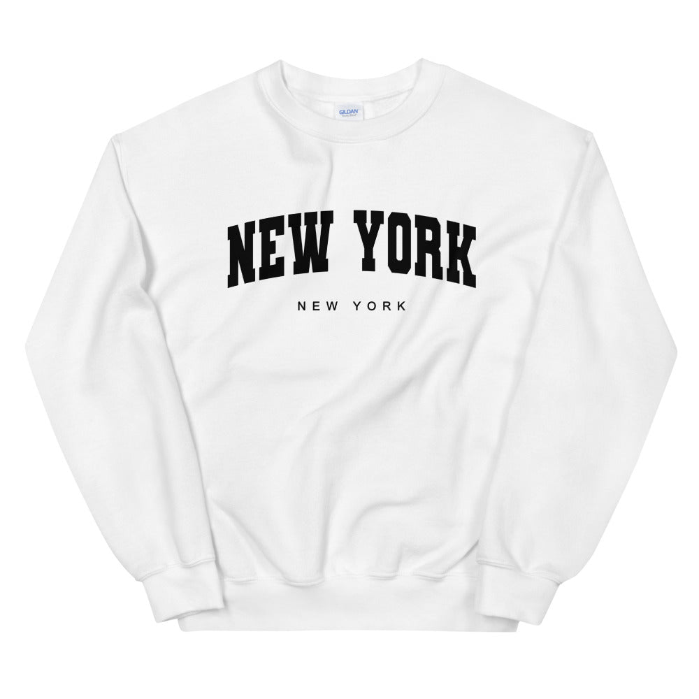 New York NYC Varsity Vintage Crewneck Sweatshirt