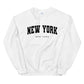 New York NYC Varsity Vintage Crewneck Sweatshirt