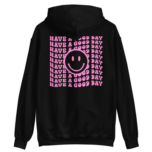 Have a Good Day Retro Smiley Face Hoodie