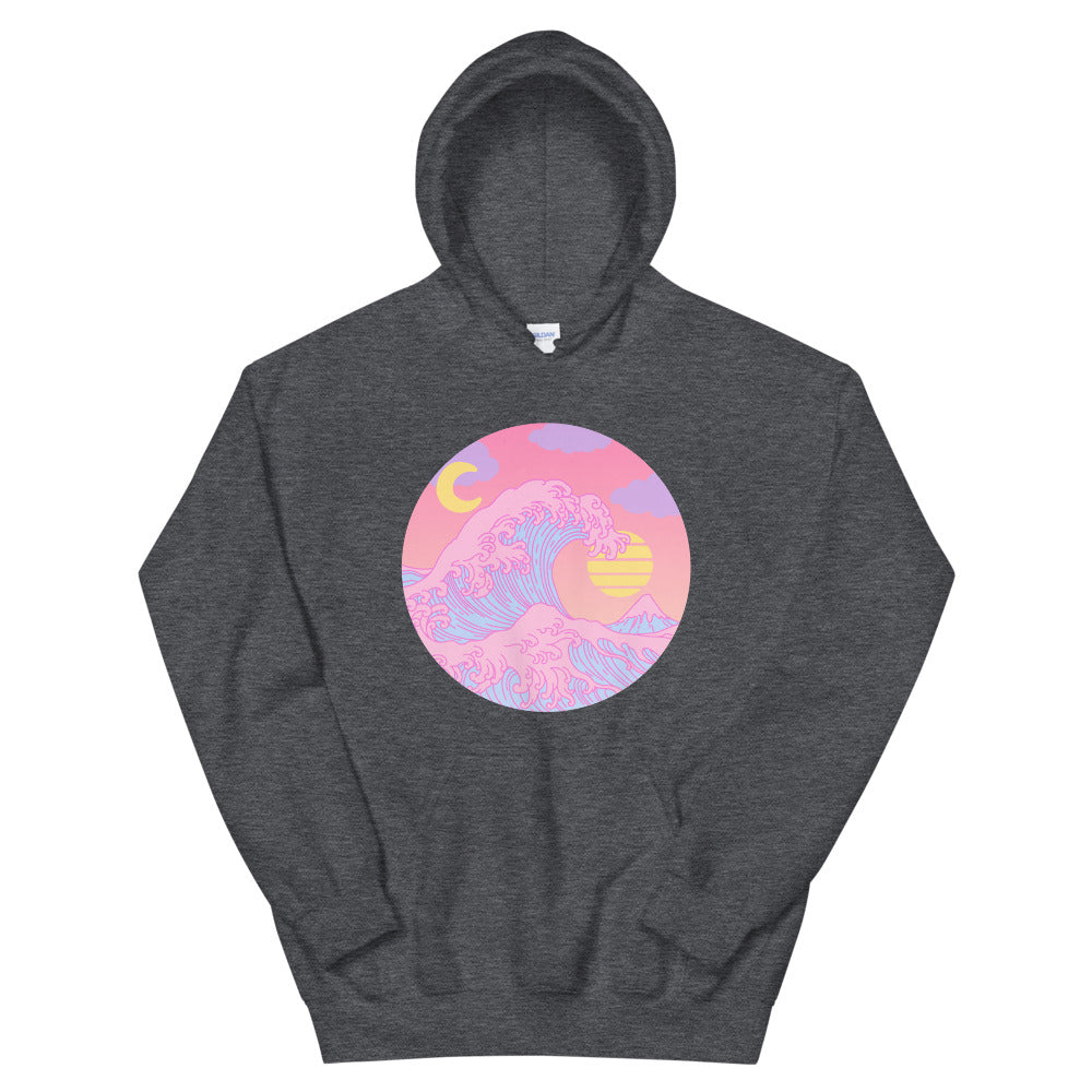 The Great Wave Japanese Vaporwave Hoodie