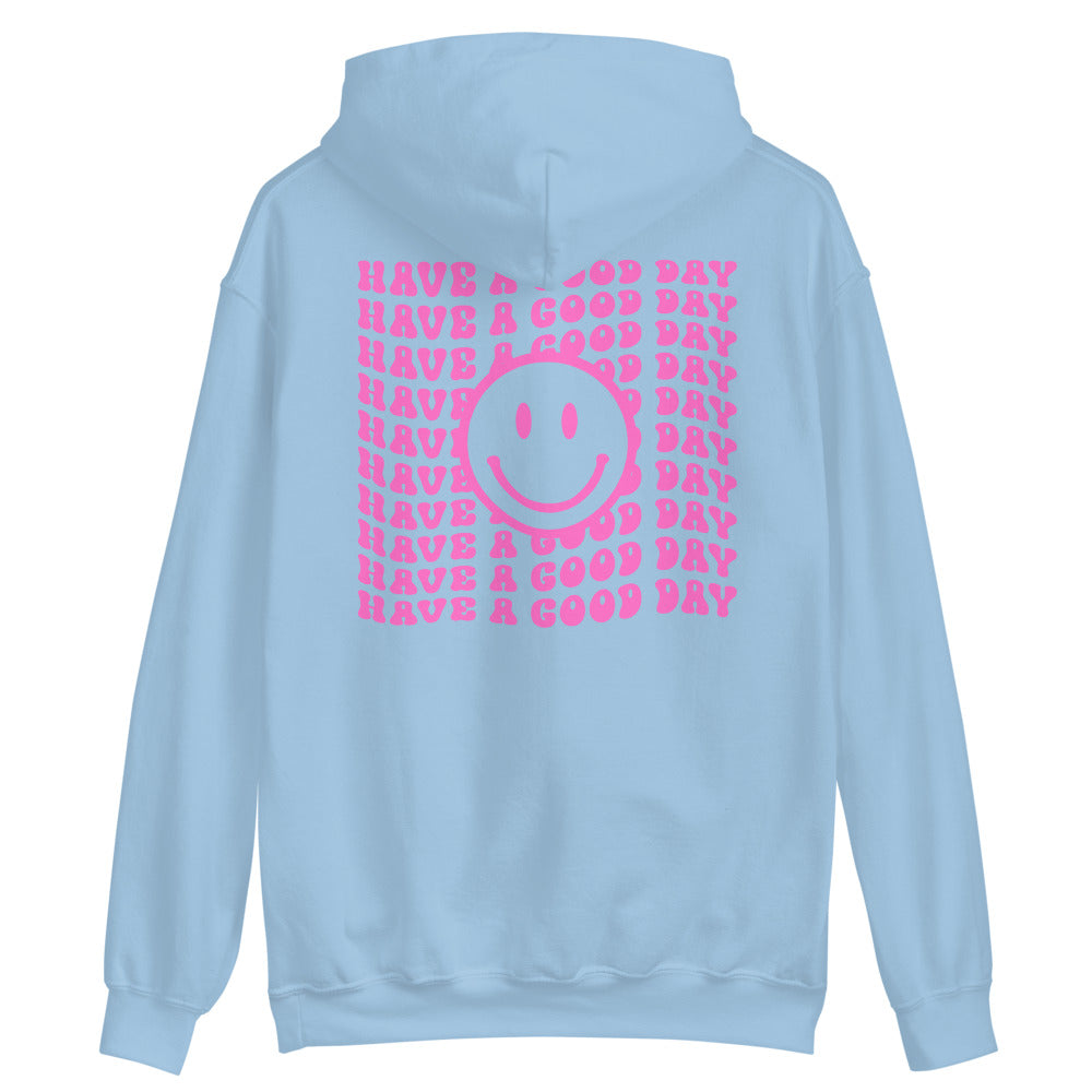 Have a Good Day Retro Smiley Face Hoodie