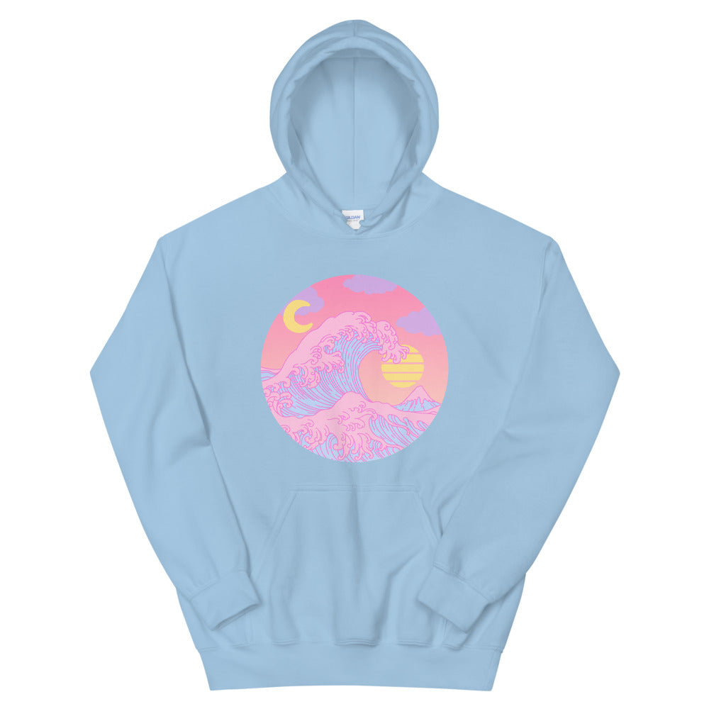 The Great Wave Japanese Vaporwave Hoodie