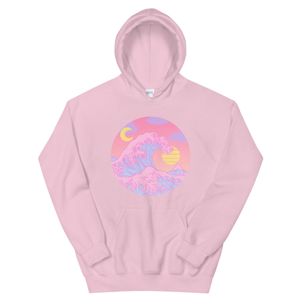 The Great Wave Japanese Vaporwave Hoodie