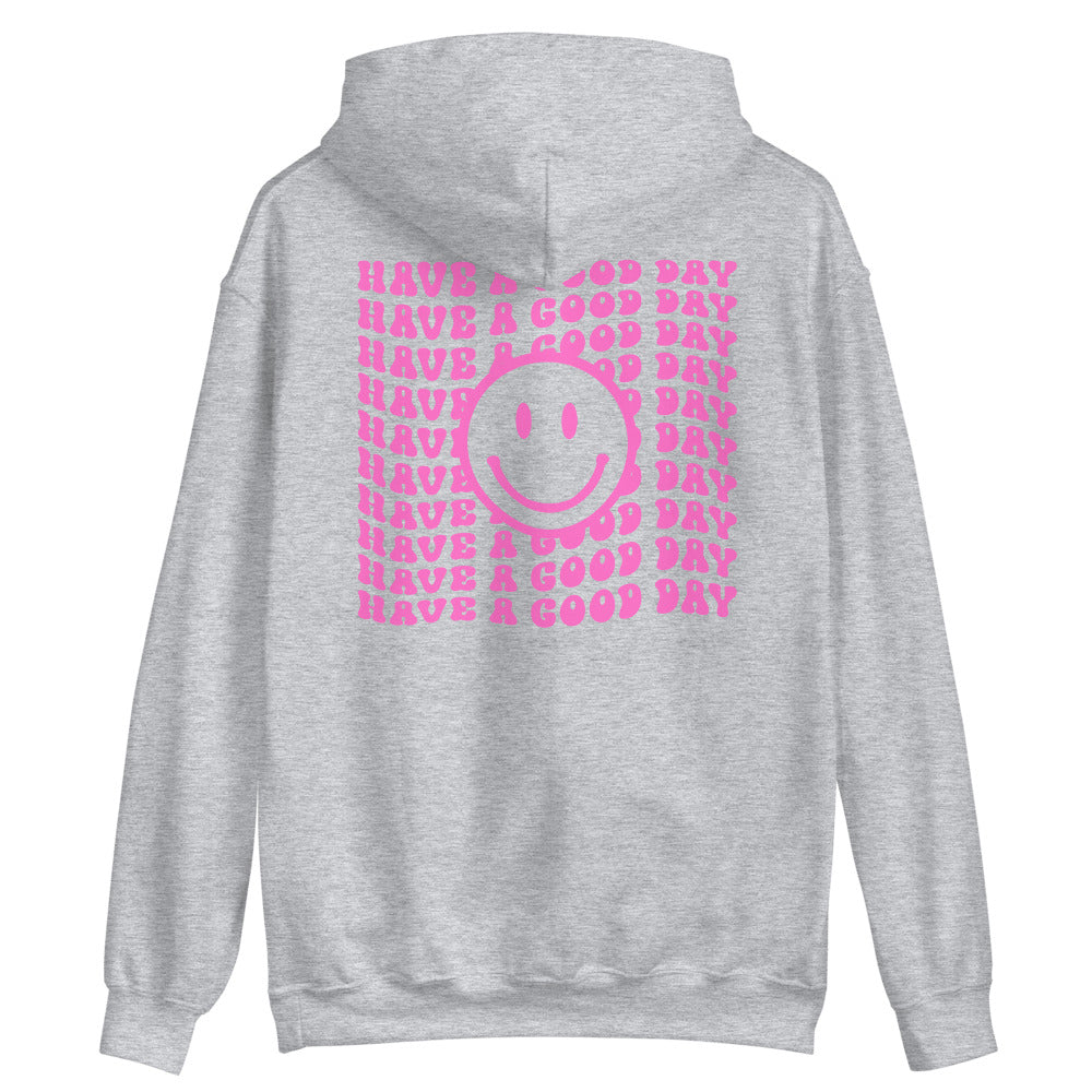 Have a Good Day Retro Smiley Face Hoodie